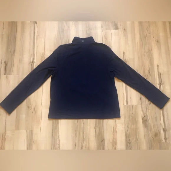 Vineyard Vines Martha’s Vineyard Navy Quilted Half-Zip Performance Pullover - Picture 7 of 9